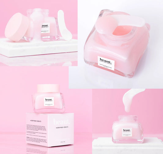 beaut. Watermelon Drench Sleep Mask 1.49oz - 1 Case - NEW